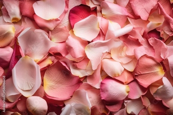 Obraz pink rose petals