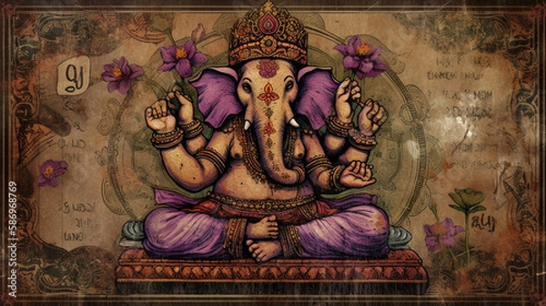 Obraz ガネーシャ, Ganesha, พระคุณเชษฐา, गणेश (Ganesha)
