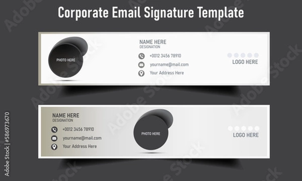 Obraz Corporate Email Signature Template