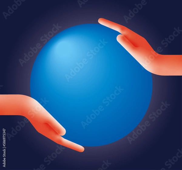 Fototapeta Handling the Sphere