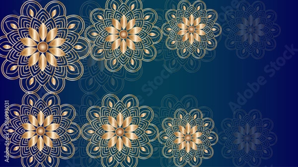 Obraz abstract floral background