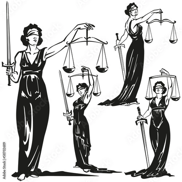 Obraz lady justice