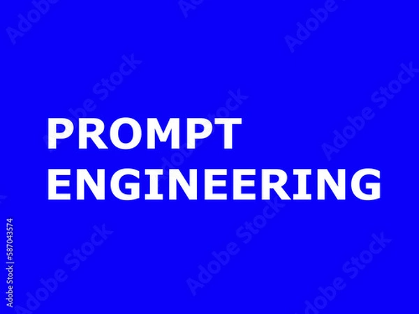 Fototapeta prompt engineering