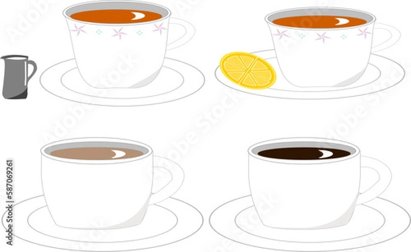 Obraz ホットドリンクセット