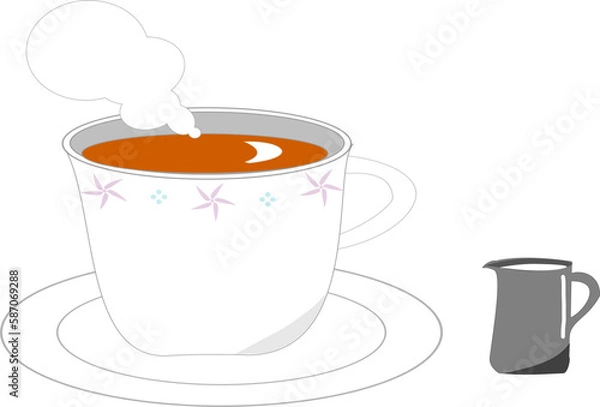 Obraz ホットミルクティー