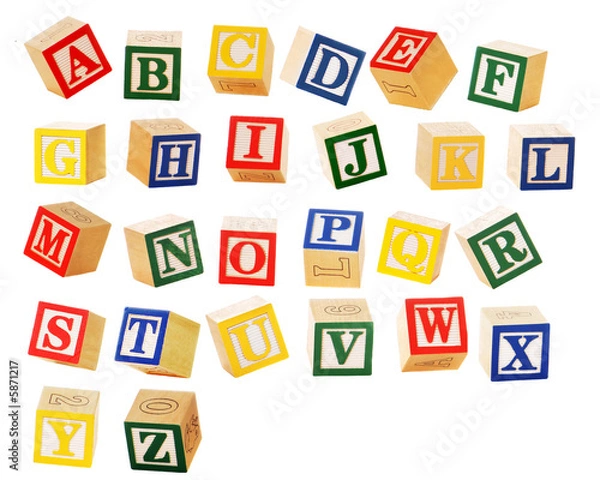 Obraz Bloki alfabetu