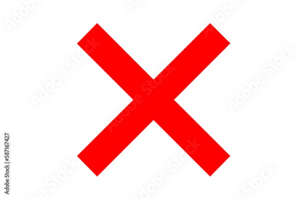 Obraz バツマーク　透過 png