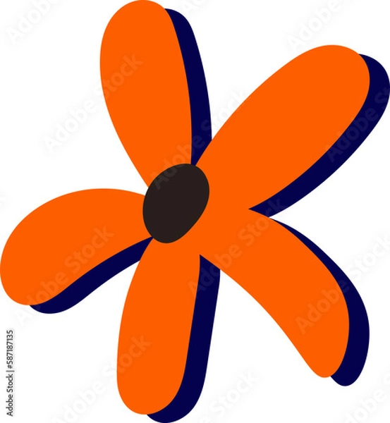 Fototapeta Flower Retro Element