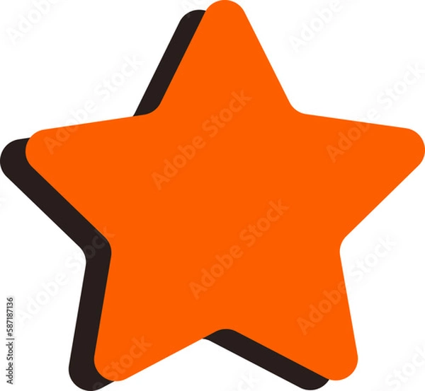 Fototapeta Star Retro Element