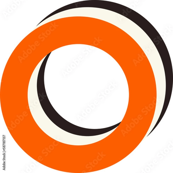 Fototapeta Circle Retro Element