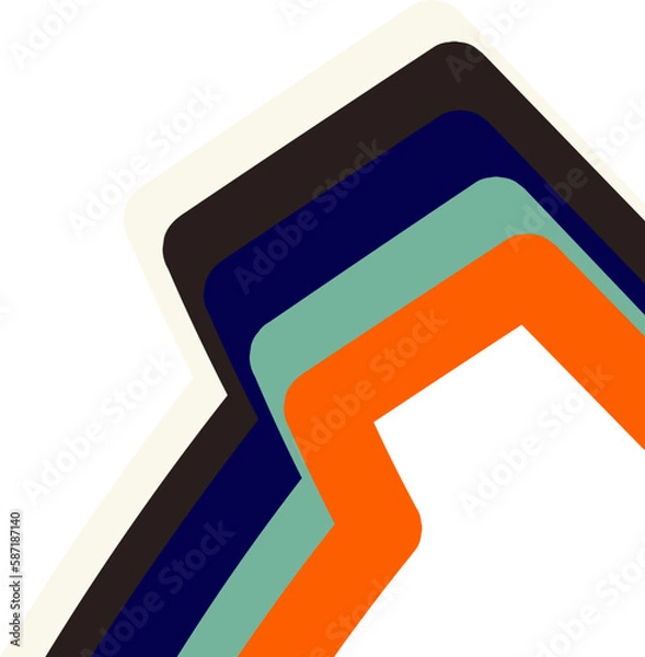 Fototapeta Abstract Retro Element