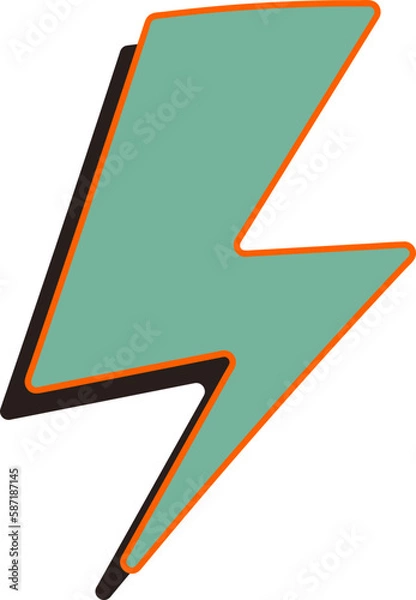 Fototapeta Lighting Retro Element