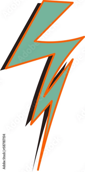 Fototapeta Lighting Retro Element