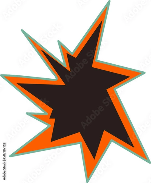 Fototapeta Spark Retro Element