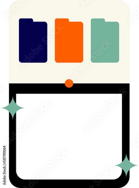 Fototapeta Text Box Element
