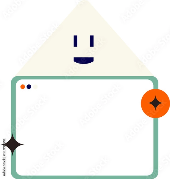 Fototapeta Text Box Element