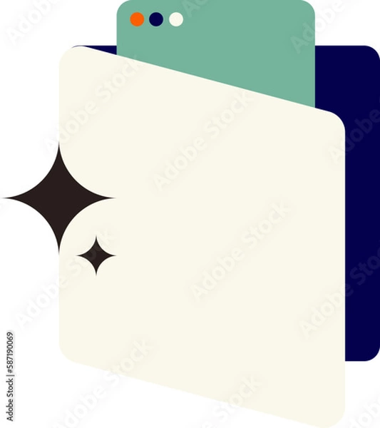 Fototapeta Text Box Element