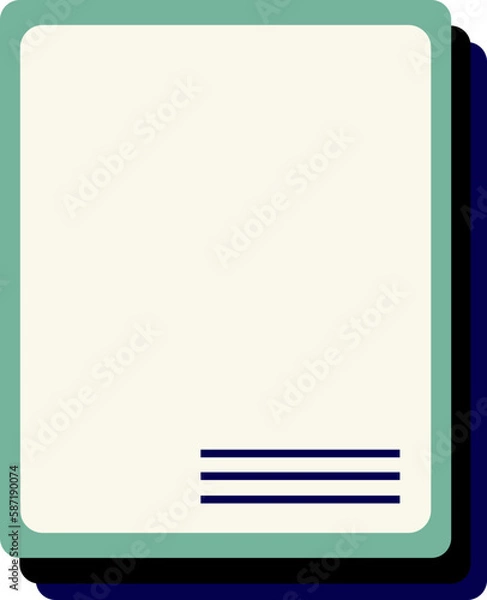 Fototapeta Text Box Element
