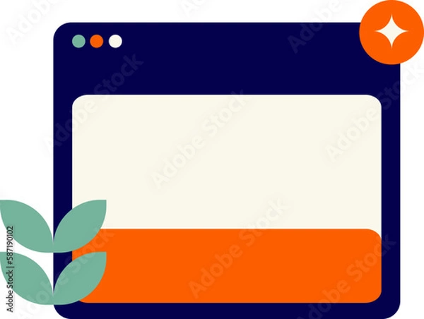 Fototapeta Text Box Element