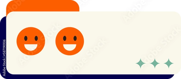 Fototapeta Text Box Element