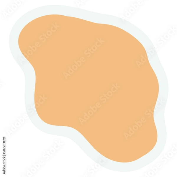 Fototapeta Abstract shape illustration 