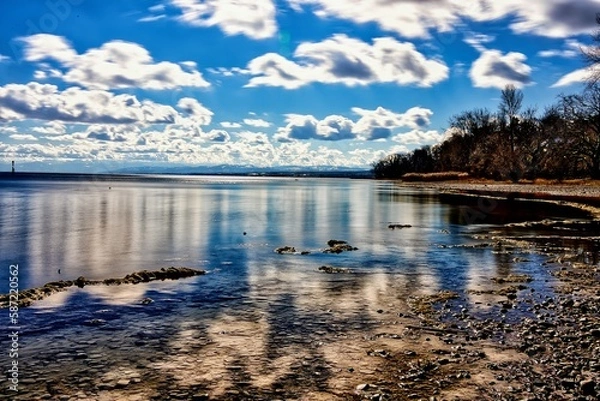 Obraz lake and mountains