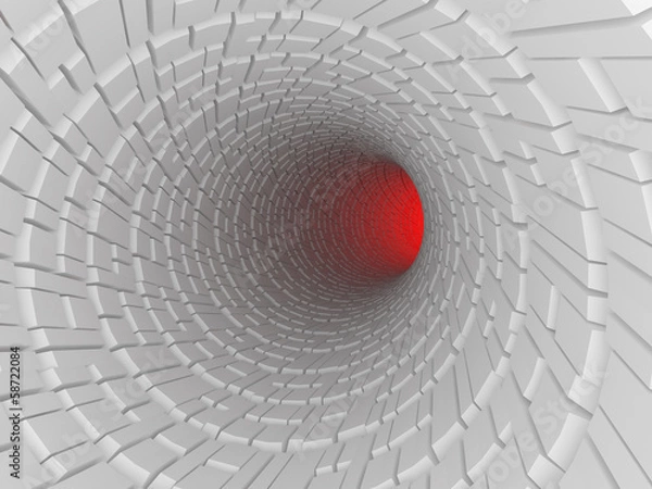 Obraz Tunel, 3D