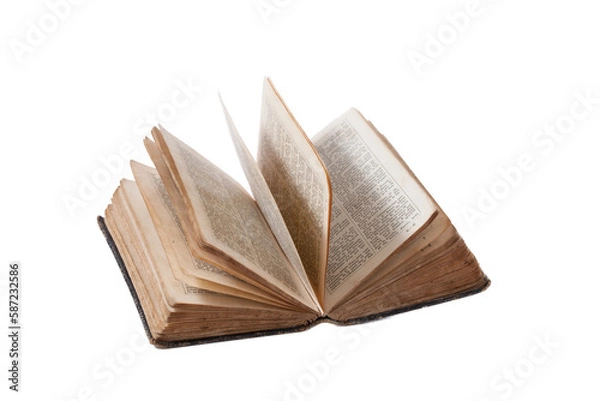 Obraz Minuscule nouveau testament ouvert