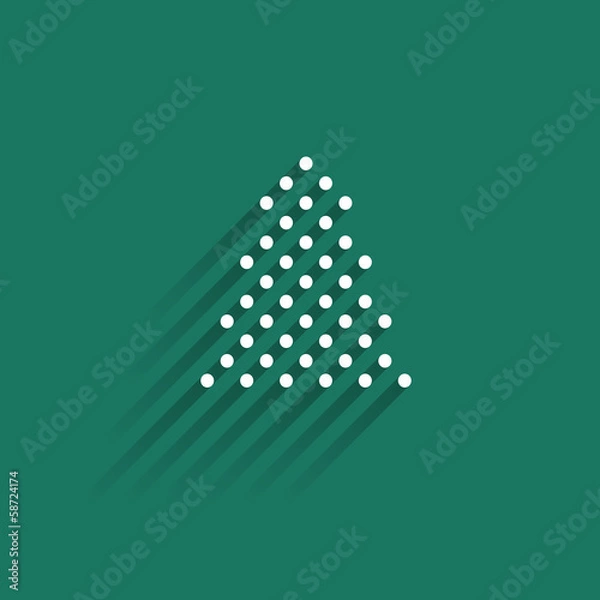 Obraz stylized Christmas tree