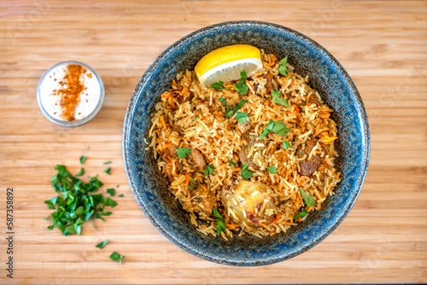 Fototapeta Lamb Biryani