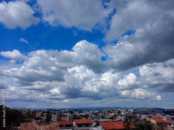 Obraz clouds over the city