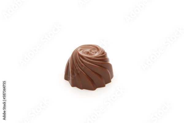 Obraz chocolate candy isolated on white