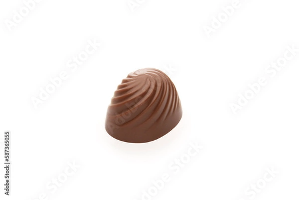 Fototapeta chocolate candy on white background