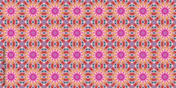 Obraz  background pattern with geometric style connected image setup