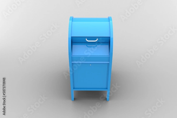 Obraz Blue post box
