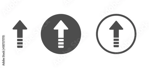 Obraz Upgrade vector icons set