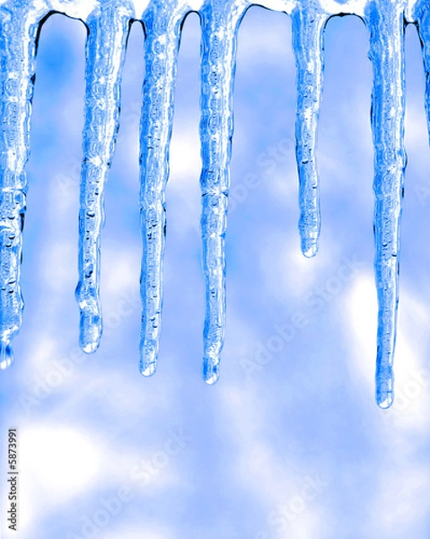 Obraz Blue icicles