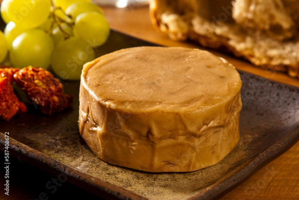 Obraz Vegan Cheese with in a table