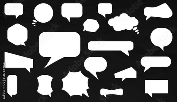 Obraz Set of speech bubbles	