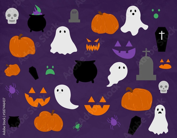 Obraz Halloween Vector Set