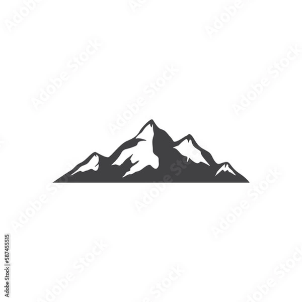 Obraz mountain logo icon design vector