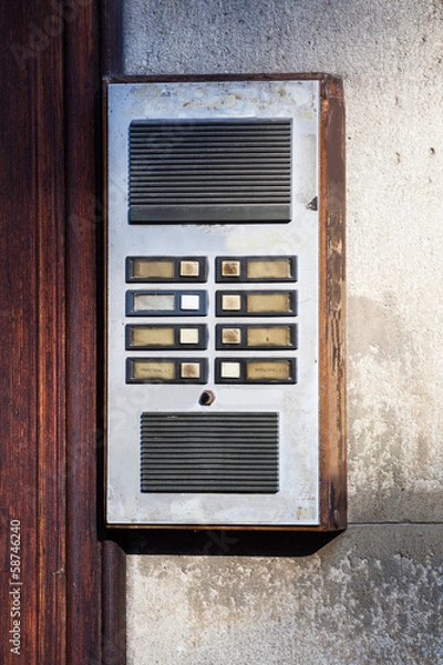 Obraz old intercom