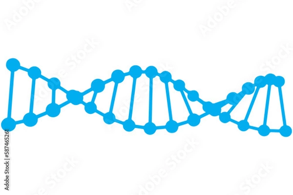 Obraz Ilustracja DNA