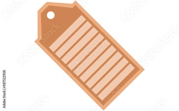 Obraz Digital image of price tag