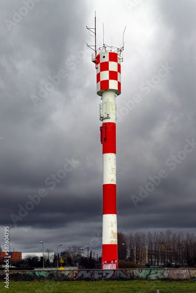 Fototapeta lighthouse on a sky
