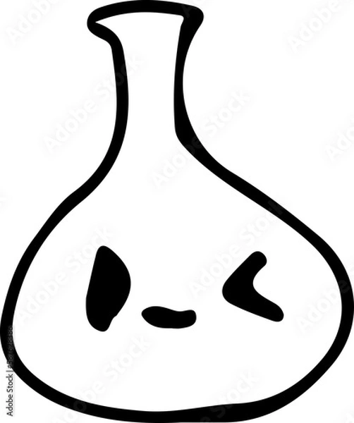 Fototapeta sake doodle