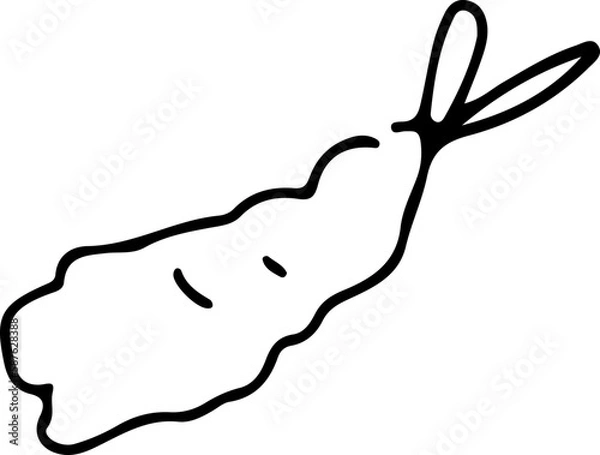 Fototapeta tempura doodle