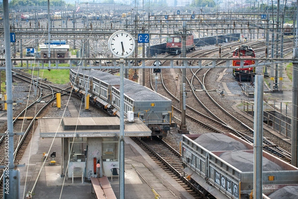 Fototapeta 操車場