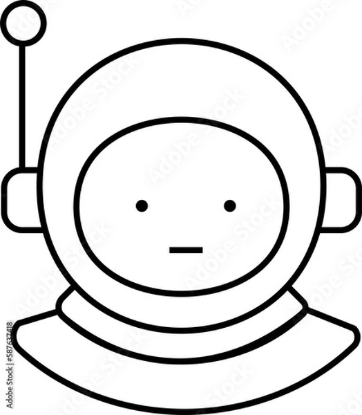 Fototapeta space doodles