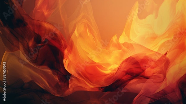 Obraz abstract wallpaper vibrant flames and smoke